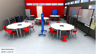 Collaborative Classroom Desks - Elementary (Option A)